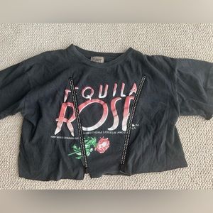 First of A Kind- vintage tequila rose t shirt with zippers